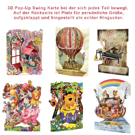 3 D Swing Cards